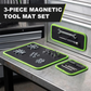 【BackToSchool】3PC Flexible Magnetic Tool Mat & Tray Holder Set - Flexible Set for Garage Users, PVC Non-Slip Tool Storage for Auto Repair, Father's Day Gift Idea
