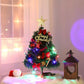 🎄✨ Mini Christmas Tree Set – 50% OFF! LED lights, ornaments, bows & gift boxes, DIY decorations – festive tabletop centrepiece. 🎁
