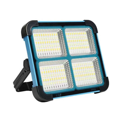 🏕️☀️Solar Rechargeable LED Work Light - 288 Super Bright 5730 Beads Floodlight, USB & Type-C Charging, 5 Lighting Modes, IP65 Waterproof Portable Solar Outdoor Lights, Work Accessories for Survival Camping