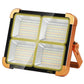 🏕️☀️Solar Rechargeable LED Work Light - 288 Super Bright 5730 Beads Floodlight, USB & Type-C Charging, 5 Lighting Modes, IP65 Waterproof Portable Solar Outdoor Lights, Work Accessories for Survival Camping