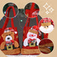 🎅✨ 3D Santa Linen Candy Bags – 50% OFF! Reusable with handles, Christmas Eve goodie pouches – festive party favor sacks. 🎄