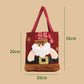 🎅✨ 3D Santa Linen Candy Bags – 50% OFF! Reusable with handles, Christmas Eve goodie pouches – festive party favor sacks. 🎄