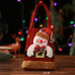 🎅✨ 3D Santa Linen Candy Bags – 50% OFF! Reusable with handles, Christmas Eve goodie pouches – festive party favor sacks. 🎄