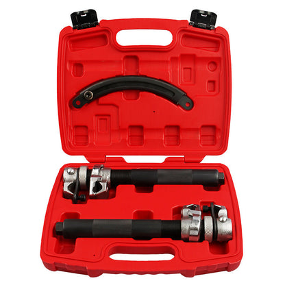 🔧⚙️ Coil Spring Compressor Tool Set – 50% OFF! Protective sliding track, anti-slip handle, high-temperature forged – safe suspension repairs. 💪