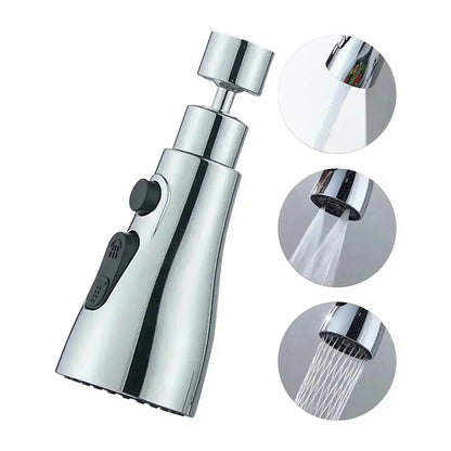 🔥Hot Sale 50% 0FF🔥360° Rotating High-Pressure Faucet + Adapter – Flexible, Powerful, and Water-Saving! 🚰