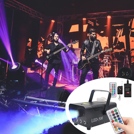 🎉50% OFF! 🌫️ Portable Fog Machine with LEDs – Long-Lasting Fog Effect, 30 m Range, 4-Minute Warm-Up – Set the Mood. 💯