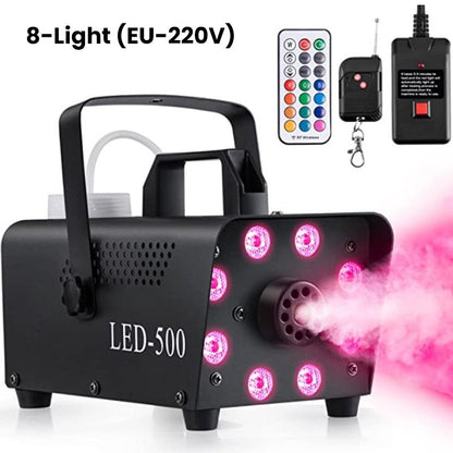 🎉50% OFF! 🌫️ Portable Fog Machine with LEDs – Long-Lasting Fog Effect, 30 m Range, 4-Minute Warm-Up – Set the Mood. 💯