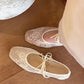 🩰Last Day Special Price:£ 16.99!!!💃Elegant Mesh Ballet Shoes with Bow