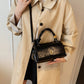 👜 Women's Mini Top Handle Crossbody Bag – 3-Way Wear | Large Capacity PU Leather Handbag | Smooth Zipper Closure | Chic & Compact Daily Purse ✨