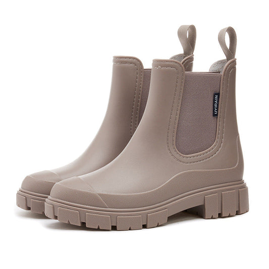 👢🌧️ Women's Non-Slip Chelsea Rain Boots – 50% OFF! Waterproof, stylish, durable – keep feet dry & confident in wet weather. 💦