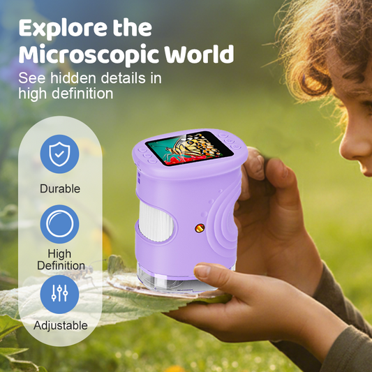 🔥LAST DAY SALE 50% OFF🔥 Handheld Microscope for Kids