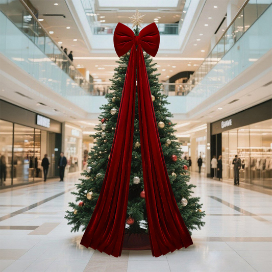 🔥Xmas Pre-Sale 50% OFF🎀🎄Christmas Bow Ornament with Long Ribbons bowknot🎅Ready for Christmas!🌟 Shopping Frenzy: Entire Store 50% OFF!💖