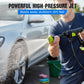 Cordless high-pressure washer 🔫 30 bar hurricane pressure 🌪️ 300W powerful motor 6-in-1 nozzle Perfect for absorbing water from buckets or lakesides 💧