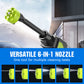 Cordless high-pressure washer 🔫 30 bar hurricane pressure 🌪️ 300W powerful motor 6-in-1 nozzle Perfect for absorbing water from buckets or lakesides 💧