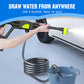 Cordless high-pressure washer 🔫 30 bar hurricane pressure 🌪️ 300W powerful motor 6-in-1 nozzle Perfect for absorbing water from buckets or lakesides 💧