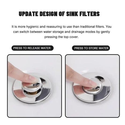 🚿✨ 💥LAST DAY SALE 49% OFF Sets!!🔥Stainless Steel Floor Drain Filter – Stop Hair Clogs Before They Start