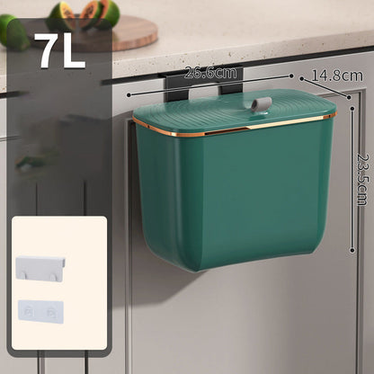🗑️ 50% OFF NOW! 🏠 Wall-Mounted Trash Can with Large Capacity – Odor-Proof & Hygienic – Perfect for Kitchen, Bathroom & Bedroom 🧹