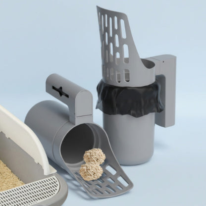 ⚡ 50% OFF – WHILE STOCKS LAST! Self-Cleaning Litter Scoop with Waste Bin – Easy One-Handed Use 🧹🗑️ 【Don‘t Miss Out】