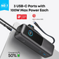 ⚡Laptop Power Bank, 20,000mAh Portable Charger with Triple 100W USB-C Ports for Multi-Device Charging
