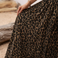 🎁New arrival 50% OFF💥Flowy Leopard Print High Waist Maxi Skirt