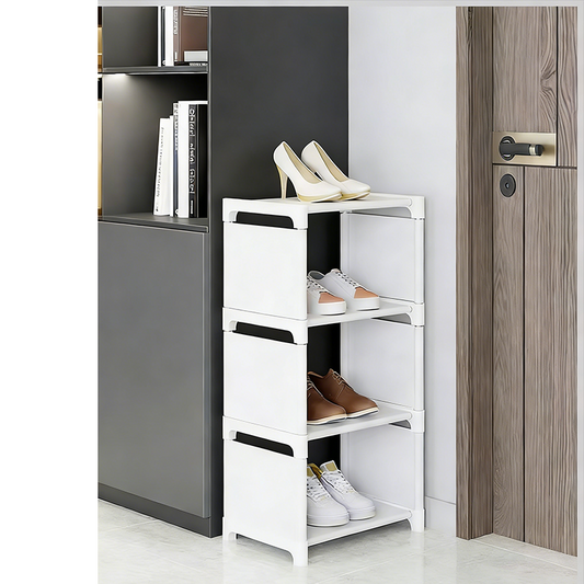 🎁New arrival 50% OFF💥Vertical Shoe Rack for Entryway – Space-Saving Design, Sturdy Metal Frame & Easy Assembly 👟
