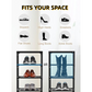 🎁New arrival 50% OFF💥Vertical Shoe Rack for Entryway – Space-Saving Design, Sturdy Metal Frame & Easy Assembly 👟