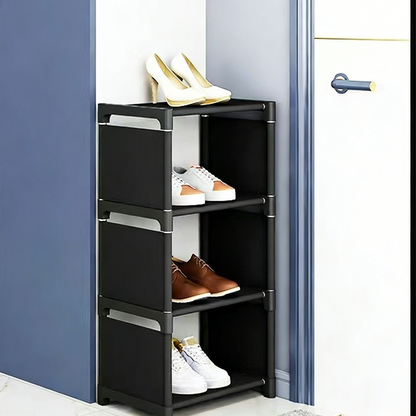 🎁New arrival 50% OFF💥Vertical Shoe Rack for Entryway – Space-Saving Design, Sturdy Metal Frame & Easy Assembly 👟