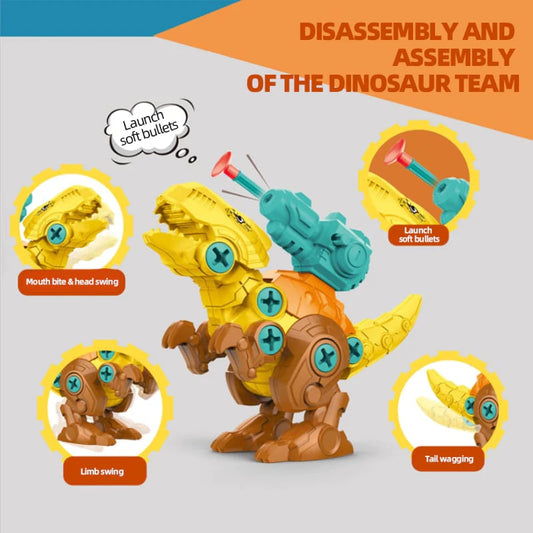 🥳2026 HOT SALE🥳💞50K+ SOLD!👵🧸 50% OFF! Dino Craft Building Set – Easy to assemble, safe & educational. Spark imagination with colourful prehistoric pals. Ideal for rainy days. 🌧️✨