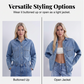 💐50% OFF ! Denim Shirt Jacket – Perfect for Layering in Cool Weather 🍂🧥【Limited Offer】