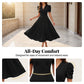 🥳2026 HOT SALE🥳💞50K+ SOLD!💥💕🌿 50% OFF! Elegant Puff Sleeve Dress – V-neck & high waist create hourglass shape. Breathable, wrinkle-resistant. Perfect for mature women. 👗✅