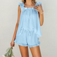 Soft & Comfy Ruffle Trim Pajama Set