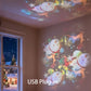 💞60K+ SOLD!🌊 Ocean Wave Projector Light – Dynamic Rotating Aurora, Adjustable Brightness, Rechargeable