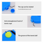 ⏰🔥LIMITED TIME !! 🎾 Portable Solo Tennis Trainer Rebounder – Improve Your Game Anywhere, Anytime 💪✨