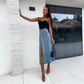 👗👖Stylish Button-Front Split Bodycon Skirt – 50% OFF! Sleek fit, front buttons, thigh-high split – day to night chic. 🔥💃