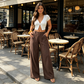 🔥LAST DAY 50% OFF ☀️🛍️Women's Summer Classical Cotton-Linen Lightweight Palazzo Pants
