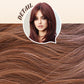 📢📢50% OFF !! ⏰Nice gift*Wig long hair Layered bangs wigs