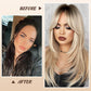 📢📢50% OFF !! ⏰Nice gift*Wig long hair Layered bangs wigs