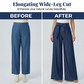 Women's High-Waist Wide-Leg Pants with Tie-Belt