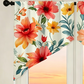 🌿 Botanical Print Rod Pocket Window Curtains 🌸 Privacy Meets Soft, Filtered Light ☀️