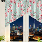 🌿 Botanical Print Rod Pocket Window Curtains 🌸 Privacy Meets Soft, Filtered Light ☀️