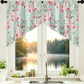 🌿 Botanical Print Rod Pocket Window Curtains 🌸 Privacy Meets Soft, Filtered Light ☀️