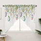 🌿 Botanical Print Rod Pocket Window Curtains 🌸 Privacy Meets Soft, Filtered Light ☀️