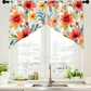 🌿 Botanical Print Rod Pocket Window Curtains 🌸 Privacy Meets Soft, Filtered Light ☀️