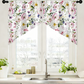 🌿 Botanical Print Rod Pocket Window Curtains 🌸 Privacy Meets Soft, Filtered Light ☀️