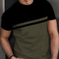 Men's Color-Block Crew Neck T-Shirt
