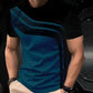 Men's Color-Block Crew Neck T-Shirt