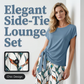 🥳SUMMER HOT SALE🥳💞50K+ SOLD!💥50% OFF! 🔥 Women's Side-Tie Top & Patterned Pants Set – Flowy, adjustable fit & perfect for summer vacations or resort wear 👖