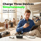 Portable Power Bank with Integrated Charging Cable