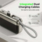 Portable Power Bank with Integrated Charging Cable