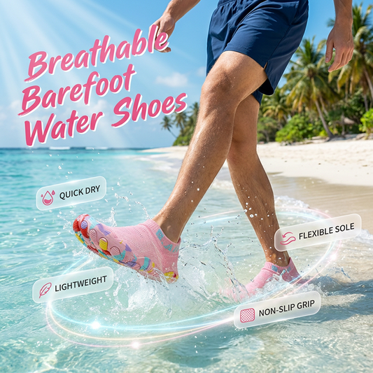 👣New Arrival 40% OFF！！🌊 Lightweight Water Shoes – Fast-Drying Aqua Socks for Surf, Swim, or Fitness. Anti-Slip Sole, Breathable Mesh. Great for Yoga, Running, or Beach Walks. 🏄‍♂️🏃‍♀️